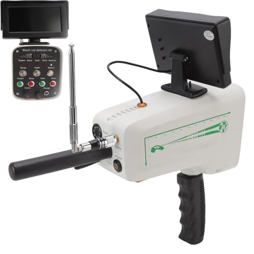 JHNKOJ Professional Metal Detector for Adults, Gold Silver Copper Finder with 1000M Range, Pinpoint & LCD Backlight, Ideal for Treasure Hunting