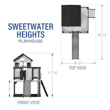 Backyard Discovery Sweetwater Heights White Cedar Playhouse with Slide & Ladder
