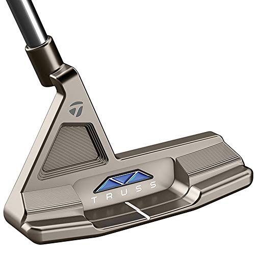 TaylorMade Truss Heel Putter Left Hand 35 Inch Shaft Titanium Black Blue