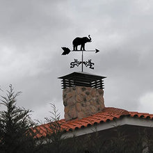 Metal Weathervane Garden Weather Vane Yard Wind Vane Wind Direction Indicator with Anti-Rust Coating for Garden Farm Decor Farmhouse Decorative (Style 5) (Style 1)