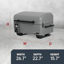 Tytus Portable Tabletop Pellet Smoker & Cover, 285 sq in Cooking Area