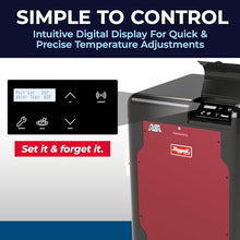 Raypak Avia 264K BTU Natural Gas Pool Heater for Inground Pools Gas Pool and Spa Heater with Copper Heat Exchanger, Built-in WiFi, 120/240V (018032)