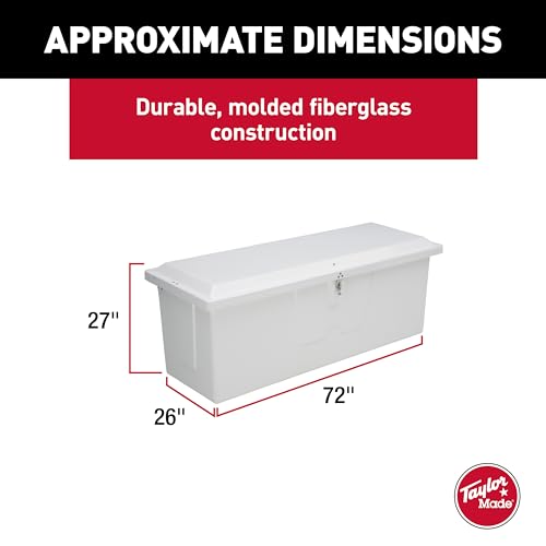 TaylorMade Stow 'N Go Medium Fiberglass Deep Dock Box White
