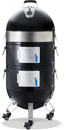 Napoleon Apollo® 22-In Vertical Charcoal Water Smoker, Gloss Black