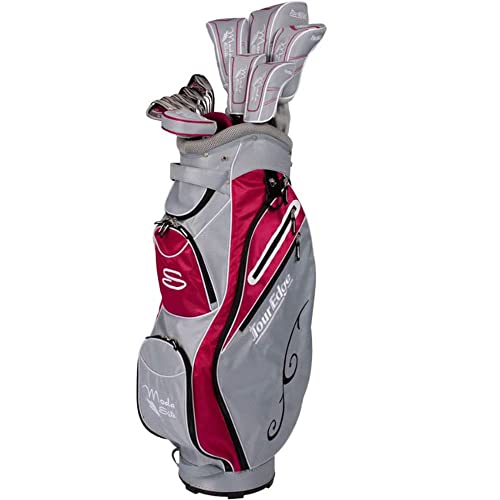 Tour Edge Moda Silk Womens Golf Set Silver/Ruby