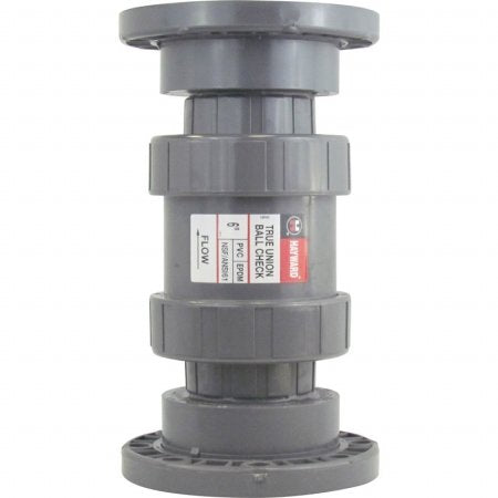 Hayward TC1600FE 6-Inch PVC TC Series True Union Check Valve EPDM Seals Flanged End