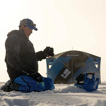 CLAM X-600 Portable 6 Person Thermal Hub Shelter Tent for Ice Fishing