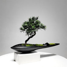 YXIANG56Q Fake Plants Artificial Green Plant Ornaments Bonsai Tree Fake Office Desk Decor Bonsai Tree