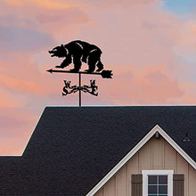 Animal Metal Weather Vane Garden weathervanes Wind Direction Indicator for Outdoor Yard Roof Mountain Decoration Cast Iron Wind Vane (Style 5) (Style 1)