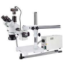 AmScope Digital Trinocular Stereo Zoom Microscope 3.5X-90X Magnification