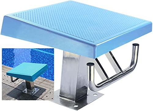 USZWBY Professional Diving Boards Platform,304 Stainless Steel Diving Board with Anti-Slip Countertop,Inclined Professional Diving Platform for Pools