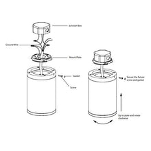 WAC Lighting DS-CD05-N27-BK 5-Inch Tube Architectural Ceiling Mount, Narrow, 2700K