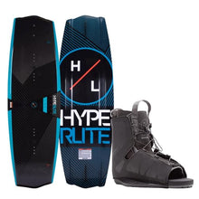 Hyperlite State 2.0 Wakeboard w/Frequency Bindings Black/Blue