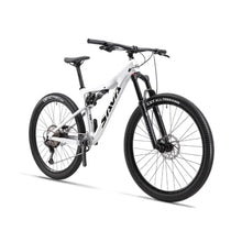 SAVADECK Carbon Fiber Mountain Bike Dual Suspension Bicycle White