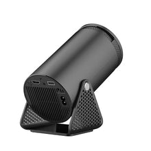 YMGSCC Outdoor Portable Projector for Home Use Projecting Onto White Wall