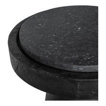 Moe's Home Collection Book Accent Table Black Stone Side Tables