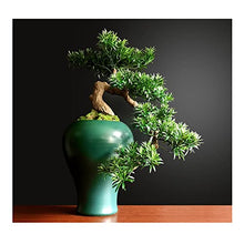 Artificial Trees Bonsai Tree Faux Pine Tree Bonsai Juniper Tree Bonsai Artificial Bonsai Tree Indoor Decoration House Plant with Ceramic Pot Simulated Pine