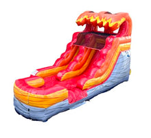 TentandTable 12FT Commercial Inflatable Water Slide & Blower, Fire Wave
