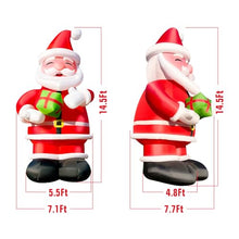 WARSUN 14.5Ft Premium Christmas Inflatable Santa Claus Red