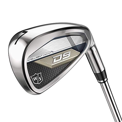 Wilson Staff D9 Iron Golf Set Men's Right Hand Graphite Senior Flex 5-PW Gap Wedge Gray