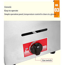 SHENGSHIYU 6l/12l Commercial Restaurant Professional Gas Fryer, Stainless Steel Table Top Single/Double Cylinder Lpg Fryer, Outdoor Stovetop with Fryer, Fried Chicken and Fish,Singletankfryer