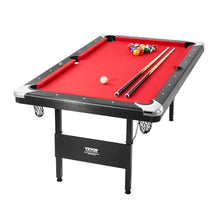 VEVOR Foldable Billiards Table Set 6.3ft Red Cloth