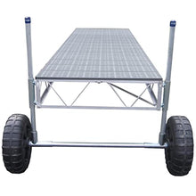 Patriot Docks 16ft Straight Roll-in Dock Gray Poly Decking