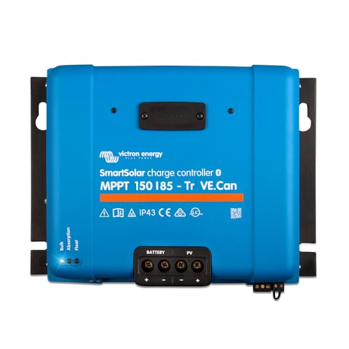 Victron Energy SmartSolar MPPT Tr VE. Can 150V 85 amp 12/24/36/48-Volt Solar Charge Controller (Bluetooth)