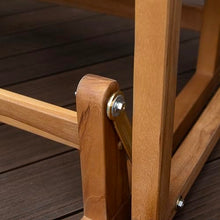 Cambridge Casual Arie Teak Wood Glider Bench – Outdoor Wooden Patio Bench with Smooth Gliding Motion – Weather-Resistant Seating for Porch, Deck, Garden, or Backyard