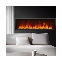 TBLOTYD Decorative Fireplace Water Steam Fireplace 3D Atomized with 7 Flame Colors and 5 Brightness Levels, Touch/Remote Control,CH