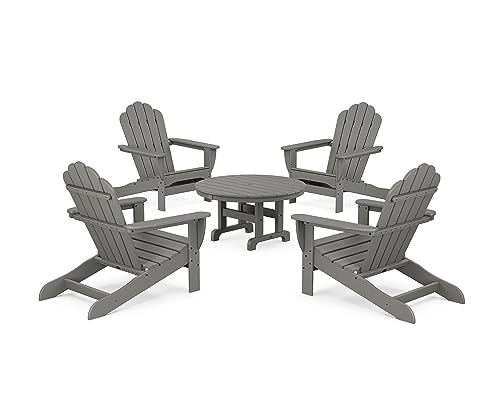 Trex Outdoor Furniture™ 5-Piece Monterey Bay Oversized Adirondack Chair Conversation Group in Stepping Stone