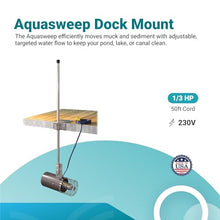 Scott Aerator Aquasweep Muck Blaster | 1/3 HP 230V Dock Mount 50ft Cord