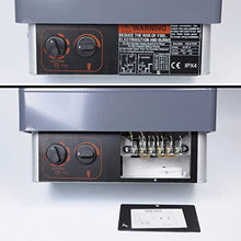 GOOSENECK 8Kw 240V Sauna Heater Stove with Outer Digital Controller and Aluminum Panel for Spa Sauna Room Indoor