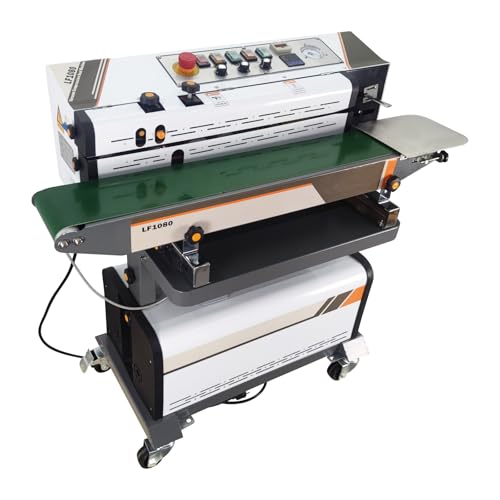 Banfluxion 110V Continuous Vacuum Bag Packing and Sealing Machine 6-12mm Sealing Width