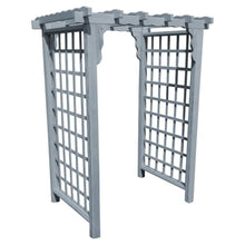 Keystone Amish Co. Bainbridge Pressure Treated Pine Arbor, 4-Foot, Grey Stain