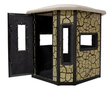 MUDDY Bull XL Box Blind Steel Wall Construction Cracked Mud Camo Multi