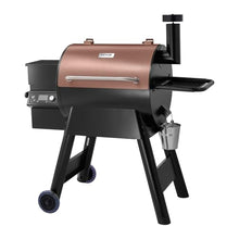VEVOR Wood Pellet Grill Smoker, 8 in 1 BBQ Grills for Outdoor Cooking, 575 Square Inches Cook Area Electric Grill and Smoker, with LCD Screen Controller, Meat Probe, 500°F Max Temperature, Black