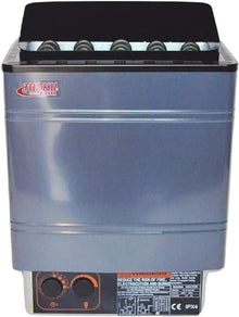 Turku TU90WD-OD 9KW 240V Residential Wet or Dry Sauna Stove with External CON5 Digital Controller and Accessories Set