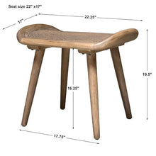 Uttermost Arne - 22 Inch Scandinavian Small Bench