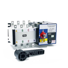 AC220V Control Voltage 100A 4P ATS Generator Dual Power Automatic Transfer Switch for ATS Controller Diesel Genset Parts(160A 4P)