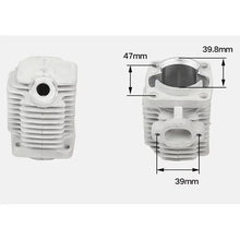 jinhuili 40mm Cylinder Piston Carburetor Ignition Coil Kit for Robin NB411 CG411 Air Filter Element Intake Manifold Gasket Oil Seal Set
