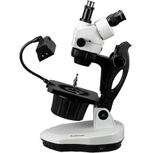 AmScope Trinocular Gemology Stereo Zoom Microscope Clear