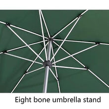 CHENWMZ Outdoor 2.6-Meter-high Parasol, Sunshade and Windproof, Eight-Skeleton Umbrella Stand, Hand-Operated, Suitable for Balconies, Courtyards, Cafes and Gardens