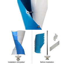 SHADAOYU Wind Turbine Generator with Controller, Spiral Wind Generator, Vertical Axis Magnetic Levitation Breeze Starter Windmill Generator, 12v/24v for Any Place That Needs Power Supply(200W-12V)