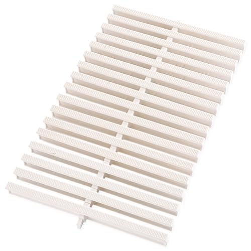 DHXIAMZ Plastic Grate Cover - 9PCS Spliceable Overflow Grill for Pools, Showers, Driveways, Patios & Outdoor Areas (18x100CM) - Heavy-Du, Weather-Resistant Design
