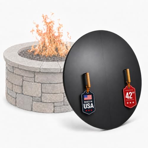FEBTECH - 42" Fire Pit Cover Lid Round - Fits 40" Round Fire Pit