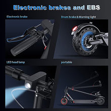 Aovowheel Electric Scooter 8.5" Tires, 19 Mph, Folding Commuter Black