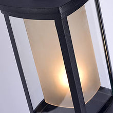 KADELONG Double Layer Glass Shade Lawn Lights E27 Exterior Floor Mount Yard Lamps Landscape Garden Outdoor Path Lights House Villa Pathway Driveway Waterproof Night Security Lamps,Chandelier Lighting