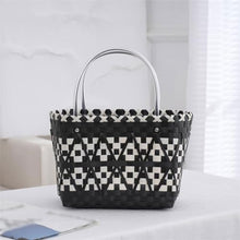 WERTGHJ Handmade Rattan Picnic Basket Fruit Storage(D)