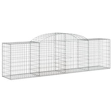 Arched Gabion Baskets 3 pcs Galvanized Iron for Outdoor Plants White Black Other